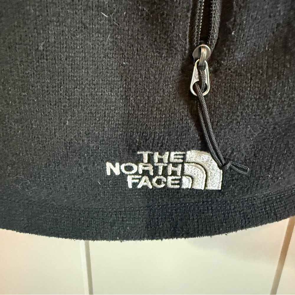 THE NORTH FACE Mens Fleece Black Vest Medium Logo - Picture 4 of 12